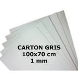 Carton Gris 70x100 1,0mm N25
