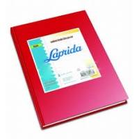 Cuaderno Laprida Forrado T/d 50 Hjs Rayado Rojo