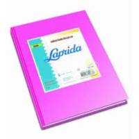 Cuaderno Laprida Forrado T/d 50 Hjs Rayado Rosa
