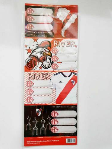 Etiqueta Escolar Maucci X 12 Unid River Plate
