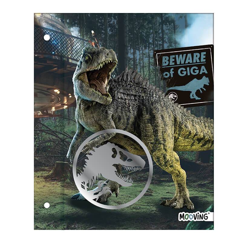 Carpeta C/Cordon N°3 Mooving Jurassic World Cartoné 3232