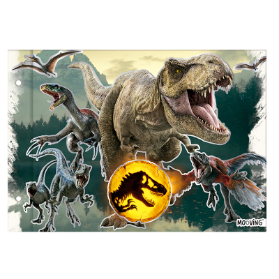 Carpeta C/Cordon N°5 Mooving Jurassic World Cartoné 4232