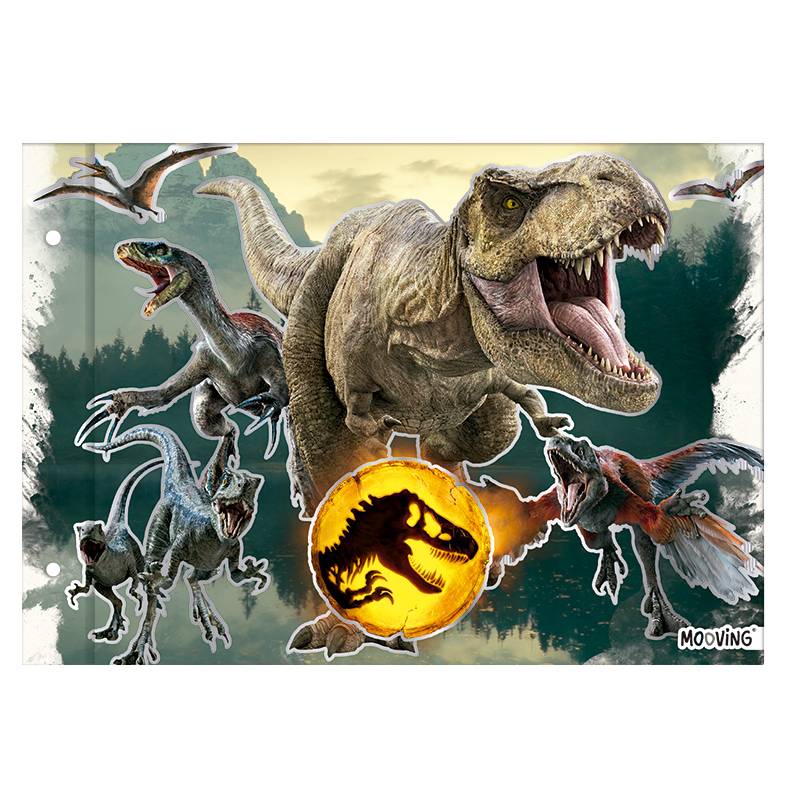 Carpeta C/Cordon N°5 Mooving Jurassic World Cartoné 4232