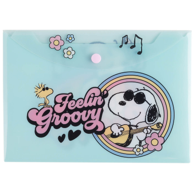 Sobre Pvc C/Boton A5 Mooving Snoopy 1342170201