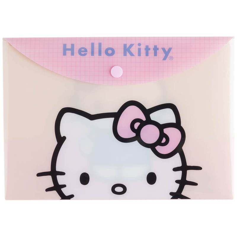 Sobre Pvc C/Boton A5 Mooving Hello Kitty 1652170201