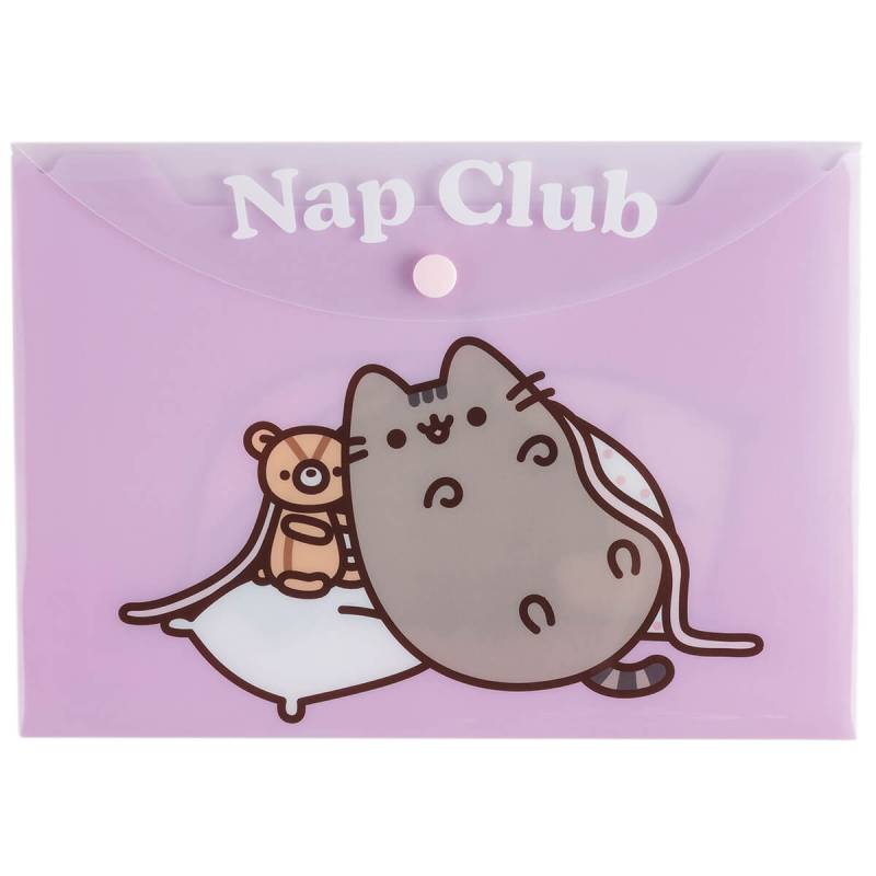 Sobre Pvc C/Boton A5 Mooving Pusheen 2072170201