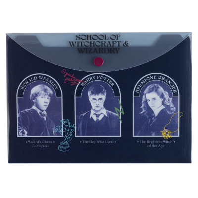 Sobre Pvc C/Boton A5 Mooving Harry Potter 2222170201