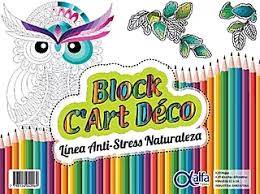 Block Alfa Art Deco 20 Hjs Naturaleza
