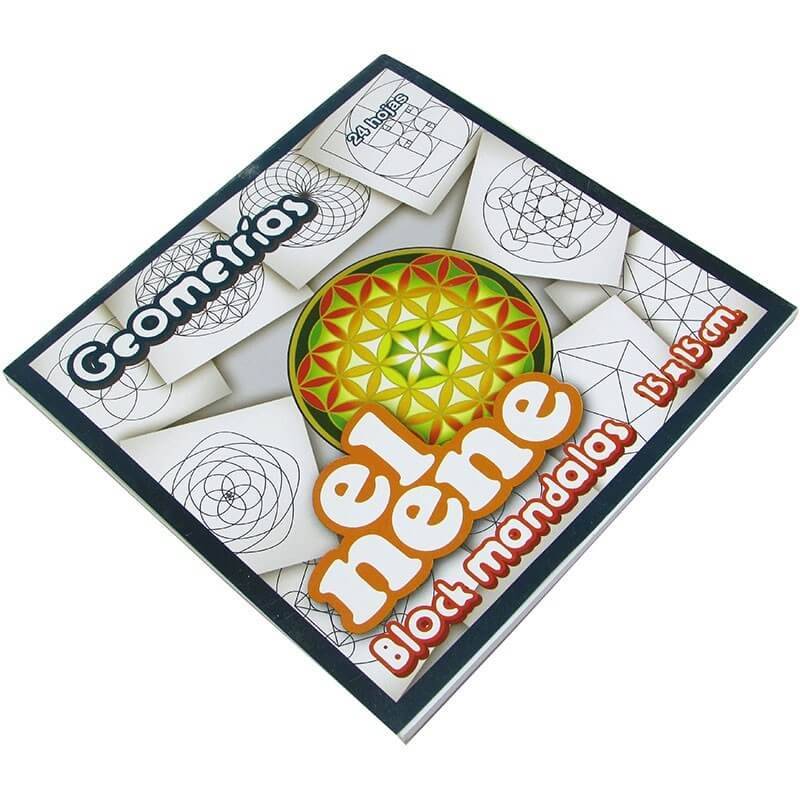 Block El Nene 15X15 Mandalas Geometrias X 24 Hjs