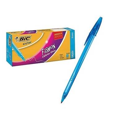 Boligrafo Bic Fashion 1.0 Turquesa