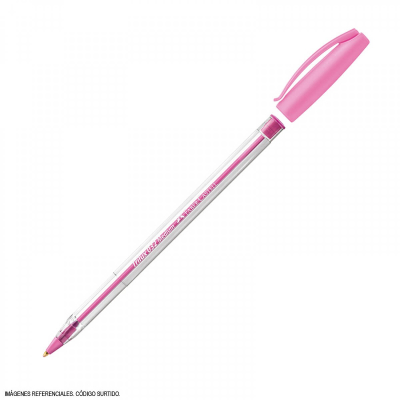 Boligrafo Faber Trilux 1Mm Fucsia Caja X 12 Un