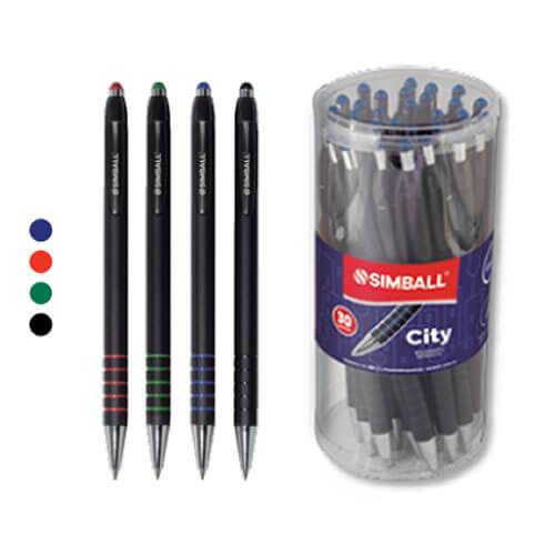 Boligrafo Simball City Retractil Azul