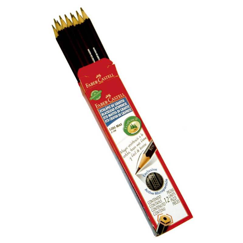 Lápiz De Grafito Faber Nº2 Ecolapiz 1205 Caja X 12 Un