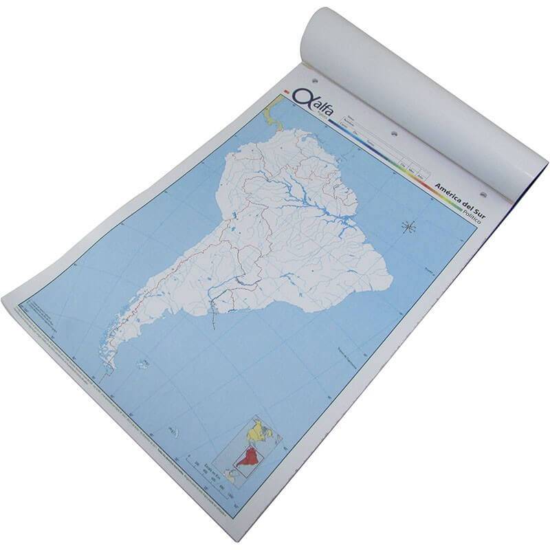 Mapa Alfa N°5 Político América Del Sur 20 Hjs