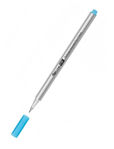 Microfibra Filgo 038 Line 0.4Mm Celeste Caja X 10 Unid