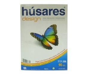 Papel A4 Husares 7879 Design 90 Grs Hoja Lisa X 100 Unid