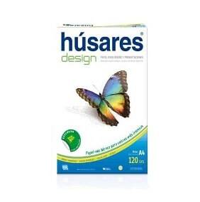 Papel A4 Husares 7878 Design 120 Grs Hoja Lisa X 300 Unid