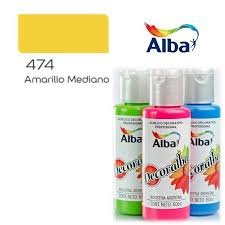 Decoralba Acrílico 60 Ml 474 - Amarillo Medio 