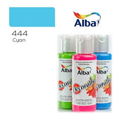 Decoralba Acrílico 60 Ml 444 - Cyan 