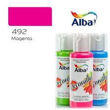 Decoralba Acrílico 60 Ml 492 - Magenta