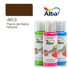 Decoralba Acrílico 60 Ml 463 - Tierra Siena Natural 