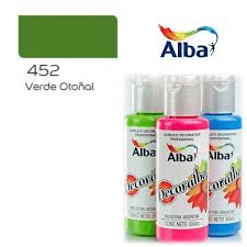 Decoralba Acrílico 60 Ml 452 - Verde Otoñal