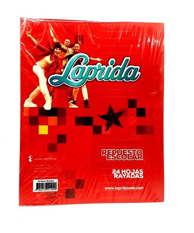 Repuesto Laprida N°3 X 24 Hjs Rayado