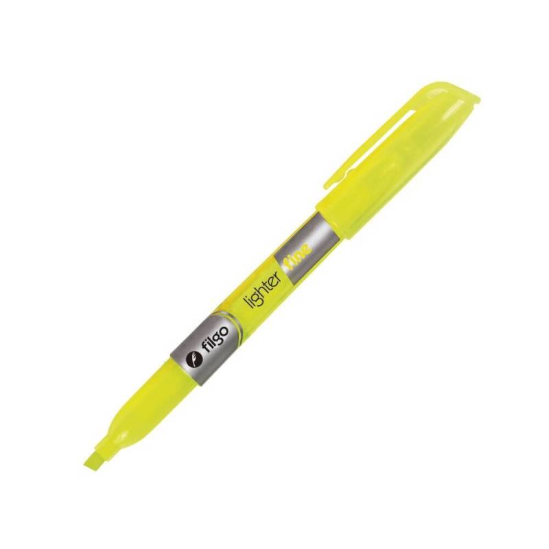 Resaltador Filgo Lighter Fine Fluo Amarillo Pta Biselada