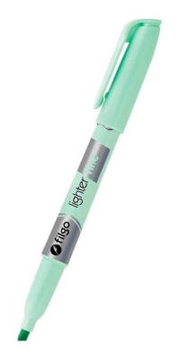 Resaltador Filgo Lighter Fine Pastel Verde Pta Biselada
