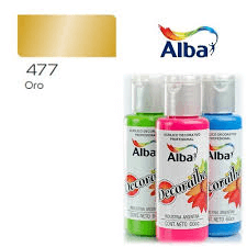 Decoralba Acrílico 60 Ml 477 - Oro