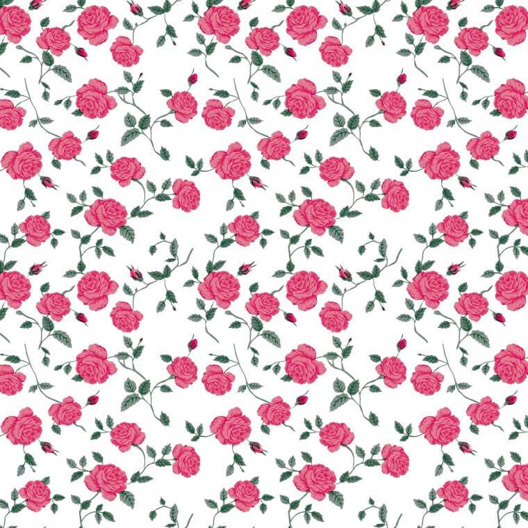 Rollo Autoadhesivo Oritec Flores Rosas X 10 Mts 741