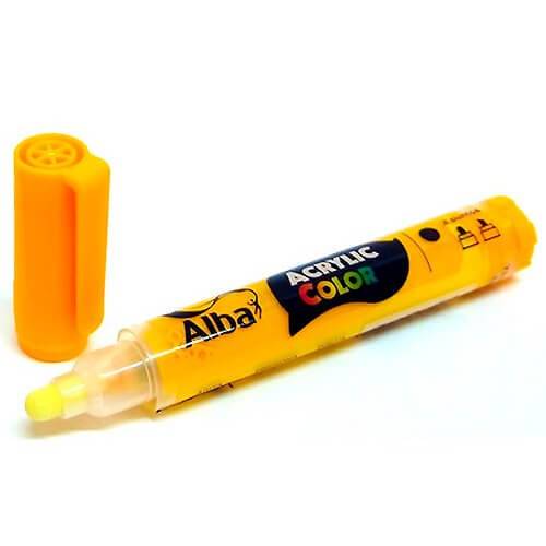Marcador Acrilico Alba L 6Mm 475 Amarillo Oro
