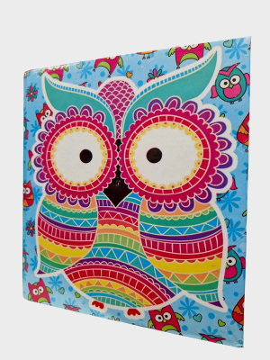 Carpeta 3Ø40Mm Escolar Tandil Buho Cartoné