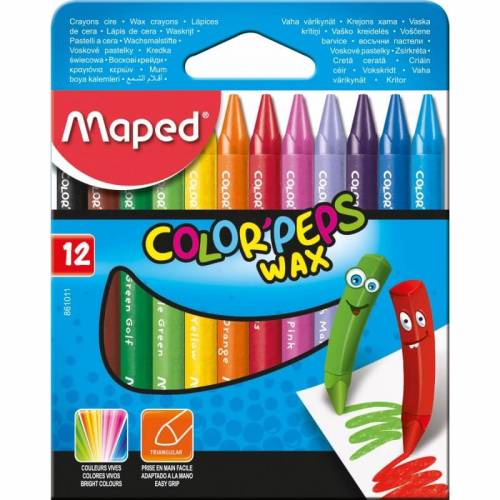 Crayones Maped Colorpeps X 12 Cortos Ref:861011