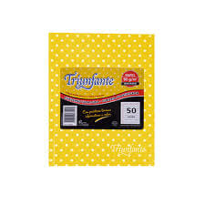 Cuaderno Triunfante Lunares T/D 48 Hjs Rayado Amarillo