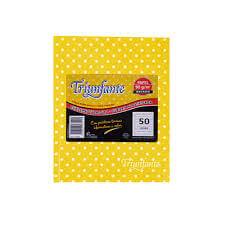 Cuaderno Triunfante Lunares T/D 48 Hjs Rayado Amarillo