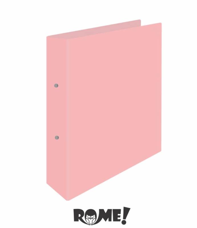 Carpeta 3Ø40Mm Rome 72501 Text Lino Pastel Rosa