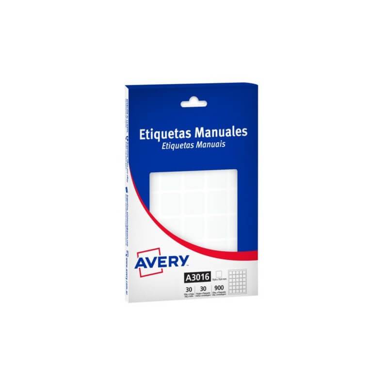 Etiquetas Avery A6 Comercial A3016 X 30 Hjs (19 X 19 Cm)