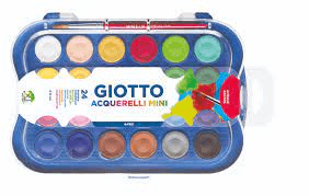 Acuarela Giotto Premium X 24 Colores + Pincel 
