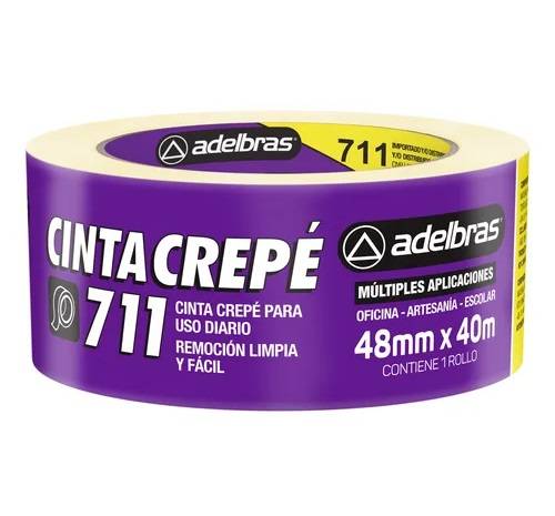 Cinta De Papel 48Mm X 40Mts Adelbras