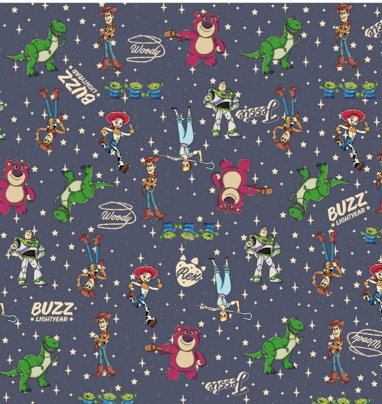 Papel Afiche Muresco F01405 Toy Story Names Paq X 10 Un