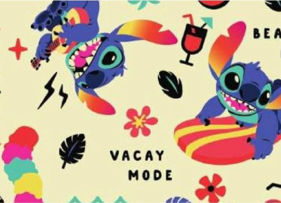 Papel Afiche Muresco F01473 Stich Beach Paq X 10 Un