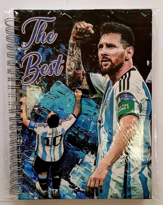 Cuaderno Selección Argentina 29,7 C/Esp T/Dura 120 Hjs Raya