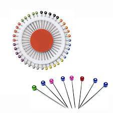 Alfiler Cabeza Color Disco 40 Unid Olami Mt403 (Caja X 12)