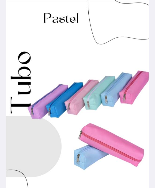 Canopla C/Cierre Tubo Pastel Blister X 6 Unid