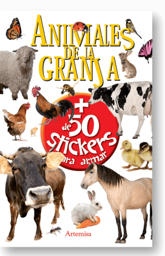 Libro Animales De Granja Con Stickers Ed. Artemisa 674-170-5