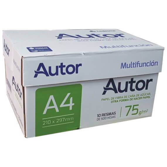 Papel Ledesma Autor 75 Gr A4 210X297 Mult Caja X 10 Unid