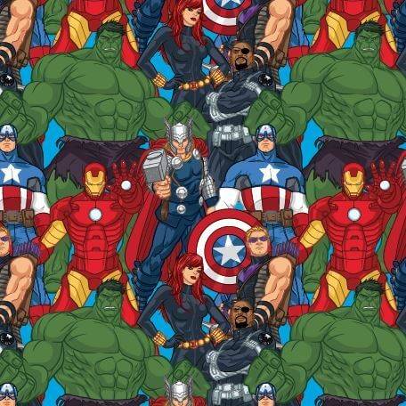 Papel Plastificado Muresco X 10 Unid Avengers