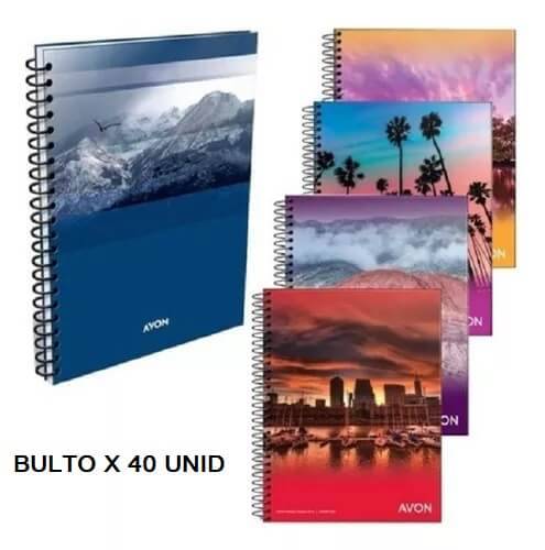 Cuaderno Ledesma Avon 29,7 C/Esp X 84 Hjs Rayado Caja X 40 Un