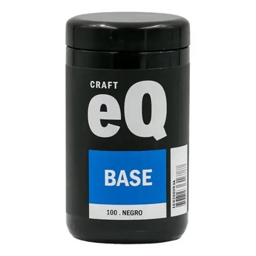 Base Acrilica 100 Eq Pote 400 Cc Negro